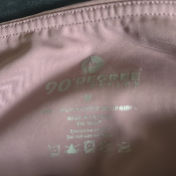 pink/violet 90 degree by reflex Size M leggings with pockets. EUC - Picture 6 of 13